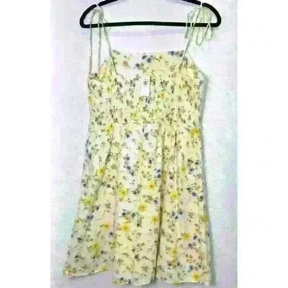 Old Navy Fit & Flare Tie-Strap Linen-Blend Mini Dress Size Large NWT - Picture 7 of 13